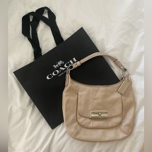 Coach Vintage Hobo Bag, Pink Pebbled Leather